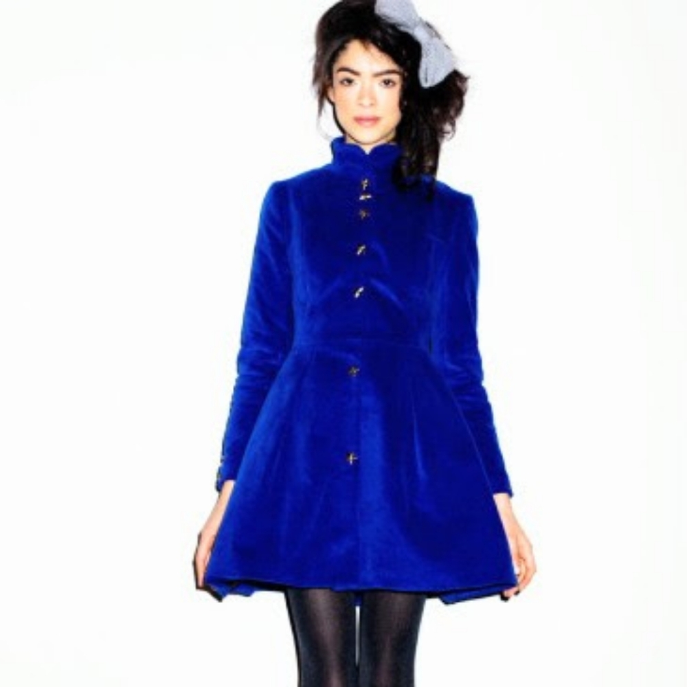 Gorgeous Vegan Winter Velvet Pea Coat